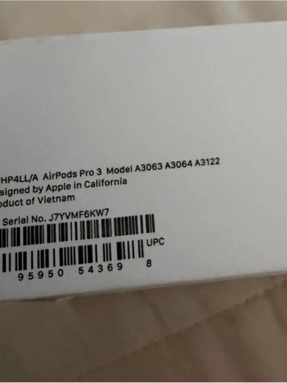 Apple Airpods Pro 3 Wireless headphones